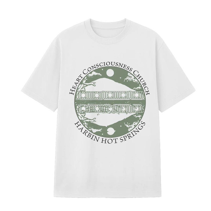 TALL 100% Cotton Heavyweight T-Shirt with Green and Black Logo