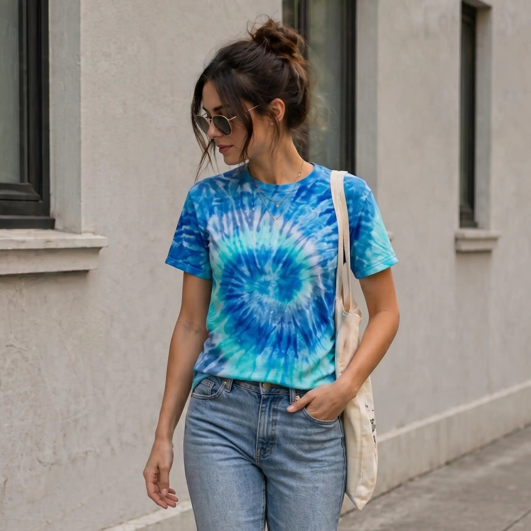 Tie-Dye Harbin Logo Tee
