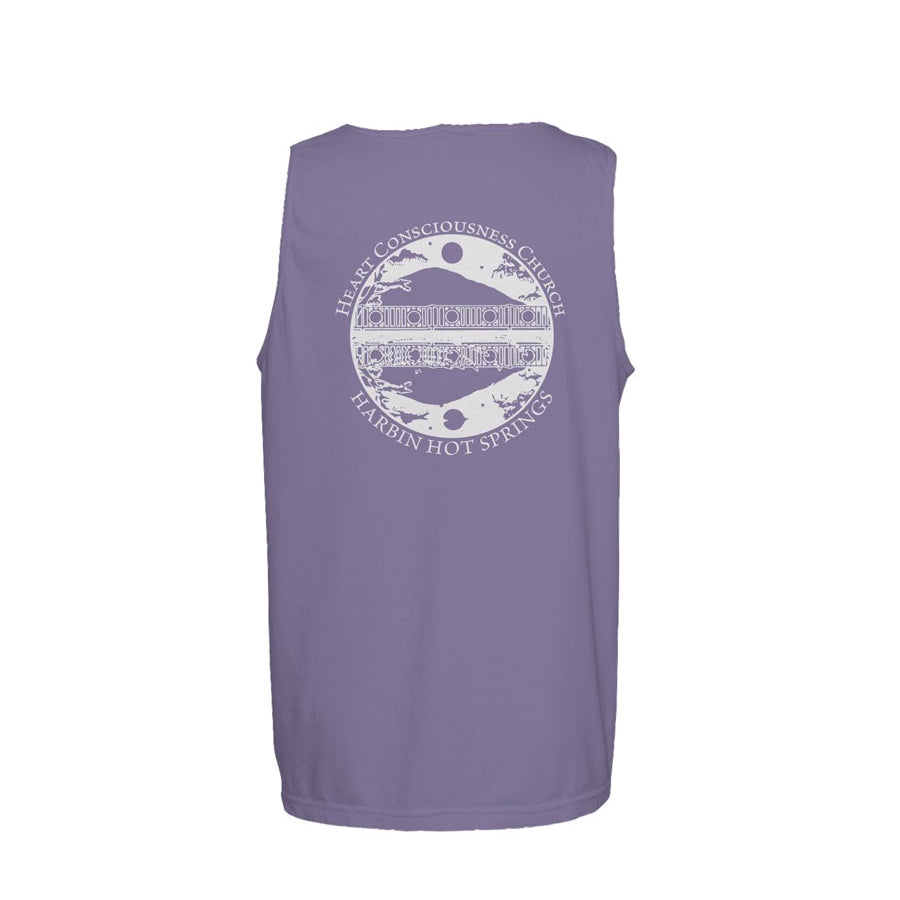 Cotton Unisex Circle Back Tank Top