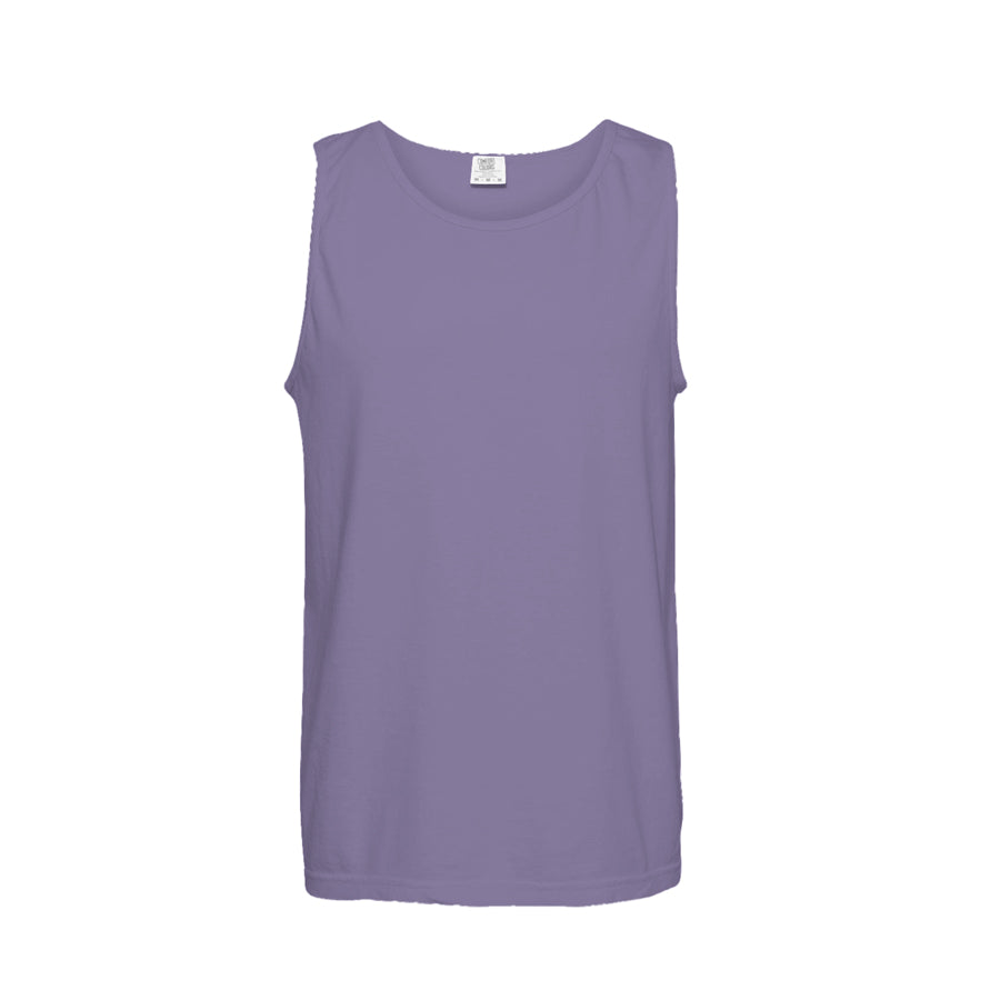 Cotton Unisex Circle Back Tank Top