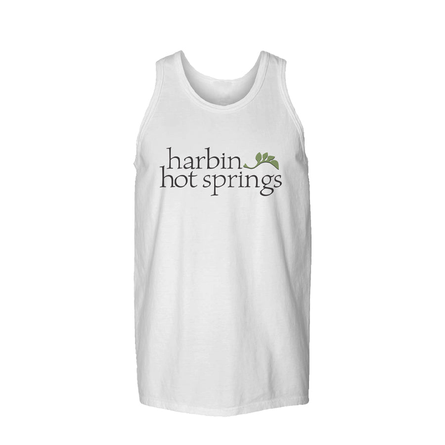 Cotton Unisex Harbin Leaf Logo Tank Top